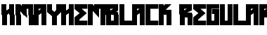 Download H74 Mayhem Black Font Download H74 Mayhem Black Font