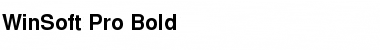 Download WinSoft Pro Font
