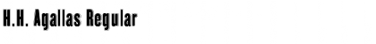 Download H.H. Agallas Font Download H.H. Agallas Font