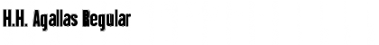 Download H.H. Agallas Font Download H.H. Agallas Font