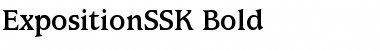 Download ExpositionSSK Bold Font