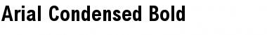 Download Arial Condensed Bold Regular Font