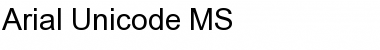 Download Arial Unicode MS Regular Font